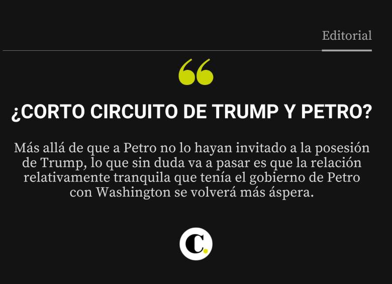 ¿Corto circuito de Trump y Petro?
