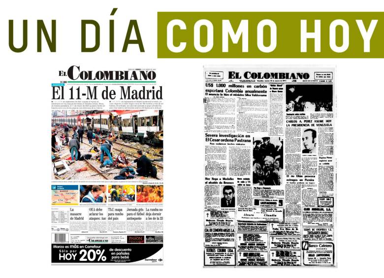 Un día como hoy 12 de marzo