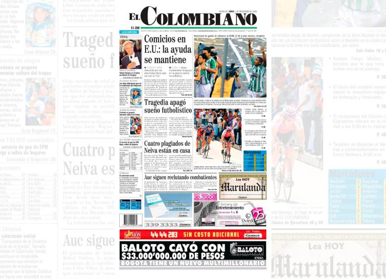 Un día como hoy 1 de noviembre
