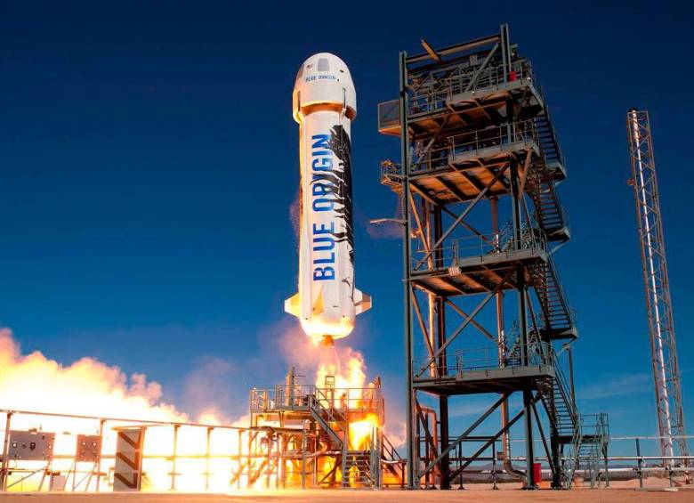 La empresa de turismo espacial Blue Origin anunció que pronto comenzará a vender los tiquetes para su nave.FOTO GETTY