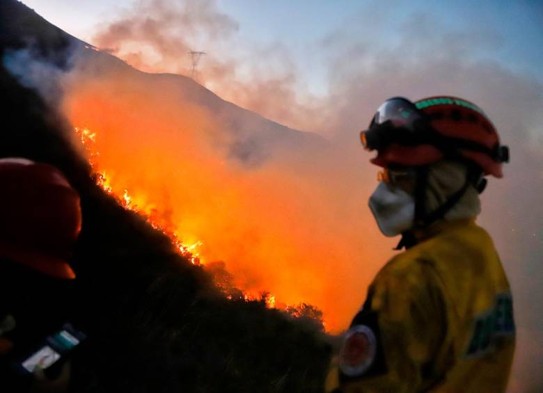 Colombia arde 34 incendios siguen activos, de los 319 que se han