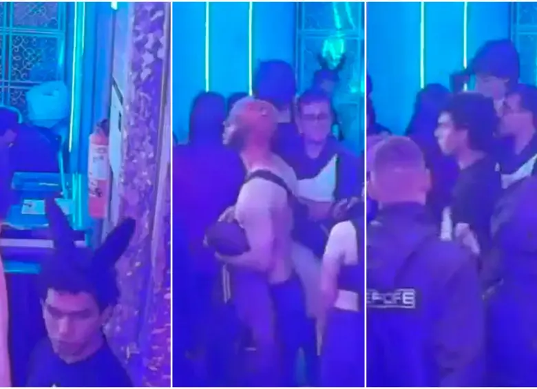 En el video se observan plenamente los cuatro sospechosos del crimen de Jaime Esteban Moreno, incluyendo al sospechosos que faltaba por identificar. FOTO: Captura de video