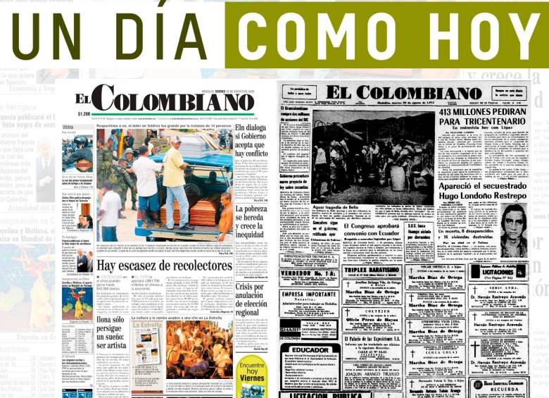 Un día como hoy 26 de agosto