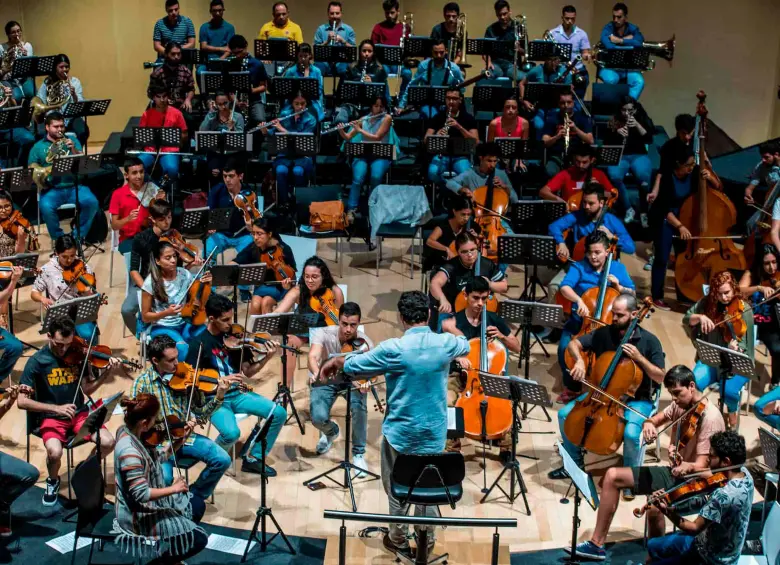 La Orquesta Iberacademy hace parte de la Academia Filarmónica Iberoamericana, un programa dedicado a la formación musical. FOTO Juan Antonio Sánchez