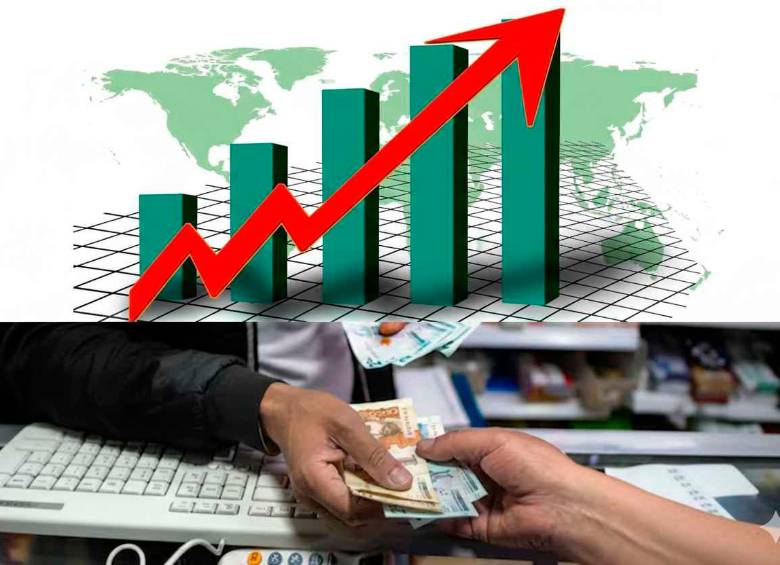 El Banco de la República revisó al alza sus proyecciones de inflación y desempleo tras el aumento del salario mínimo para 2026. FOTO: Elaboración propia y EL COLOMBIANO