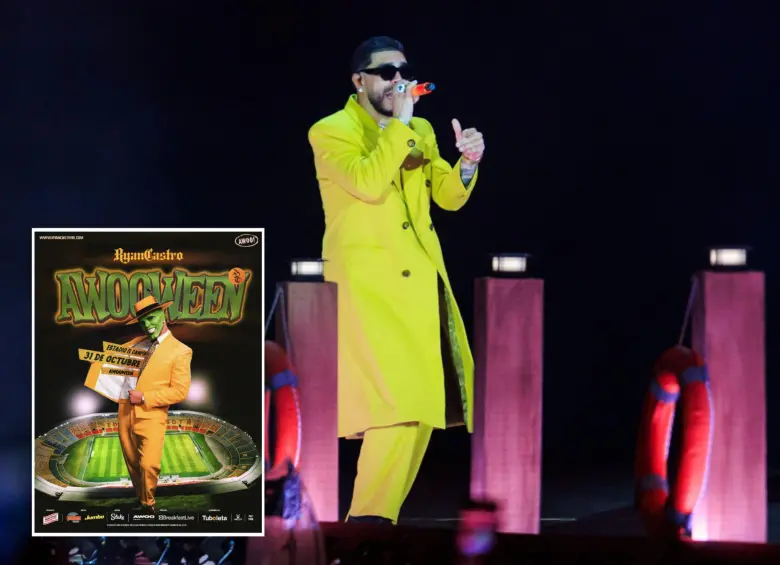 Ryan Castro se presentará por primera vez en El Campín en Bogotá. Fotos: Camilo Suárez Echeverry y @awooteam