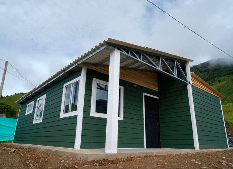 Las viviendas de Farc tendrían dos habitaciones, cocina, baño, sala y comedor. FOTO: COrtesí. 