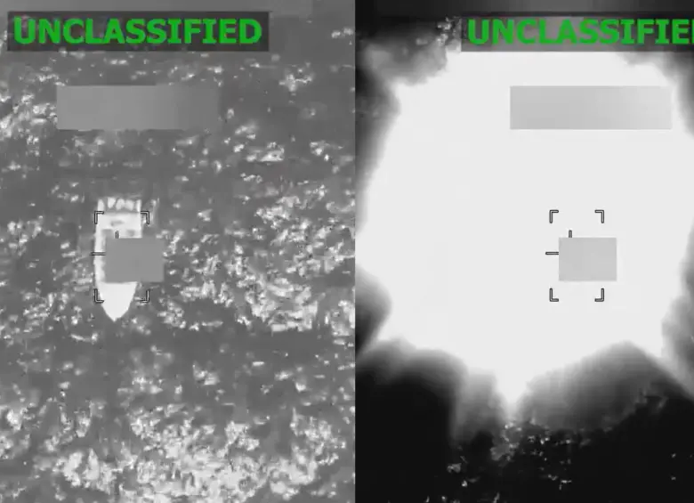 Video | Nuevo bombardeo de EE. UU. contra el narcotráfico en el Pacífico deja cuatro muertos