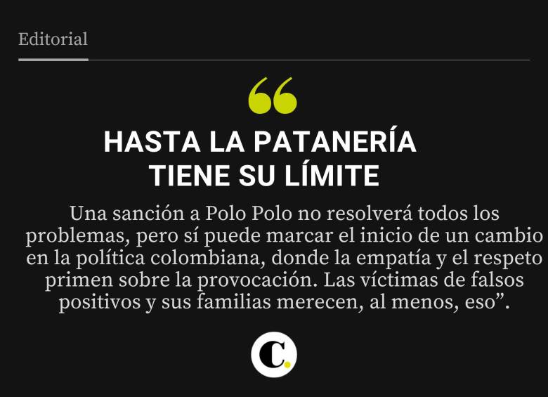 Hasta la patanería tiene su límite