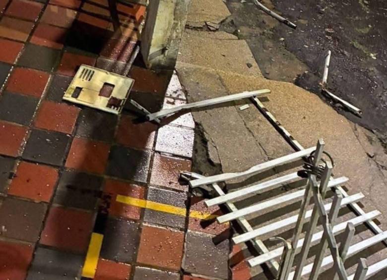 La explosión en el barrio El Cunduy dejó varios daños en las residencias. Fotos: redes sociales