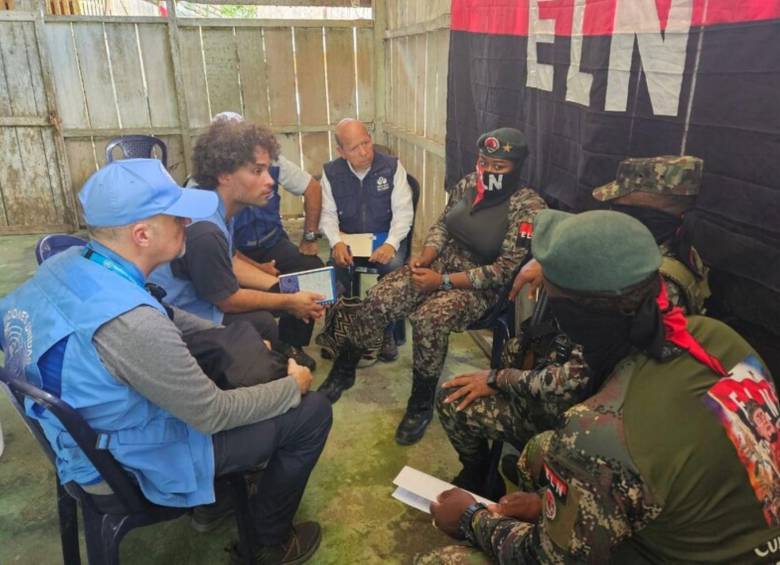 Este es uno de los cese al fuego más prolongado, completando un año, desde agosto de 2023. El proceso de paz con el ELN comenzó en noviembre de 2022. Foto: Colprensa. 