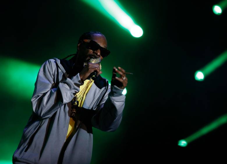 Imagen del rapero Snoop Dogg en Estéreo Picnic en 2016 en Bogotá. FOTO Colprensa