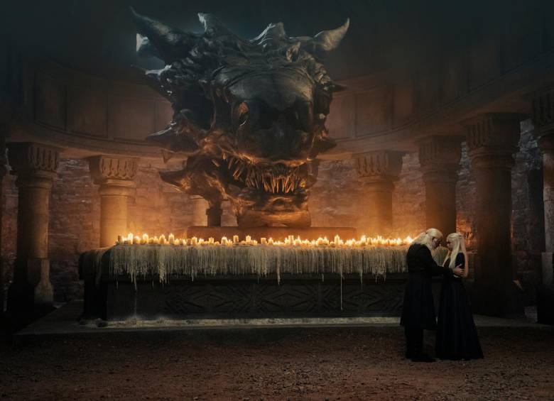 La cabeza de Balerion se vio en los primeros capítulos de House of the Dragon. FOTO Cortesía HBO Max