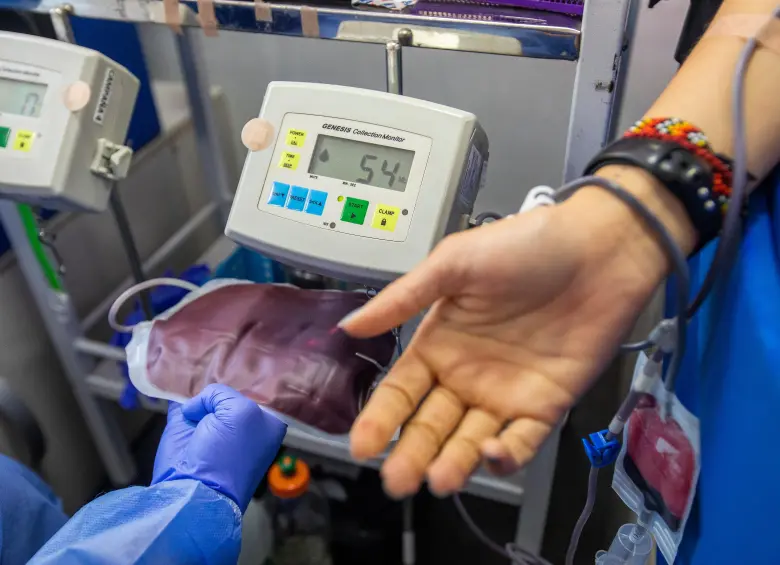 En el último año el Instituto Nacional de Salud (INS) registró cerca de 997.115 donaciones, el sistema de salud del país requería cerca de 1,6 millones de unidades. FOTO: Carlos Velásquez