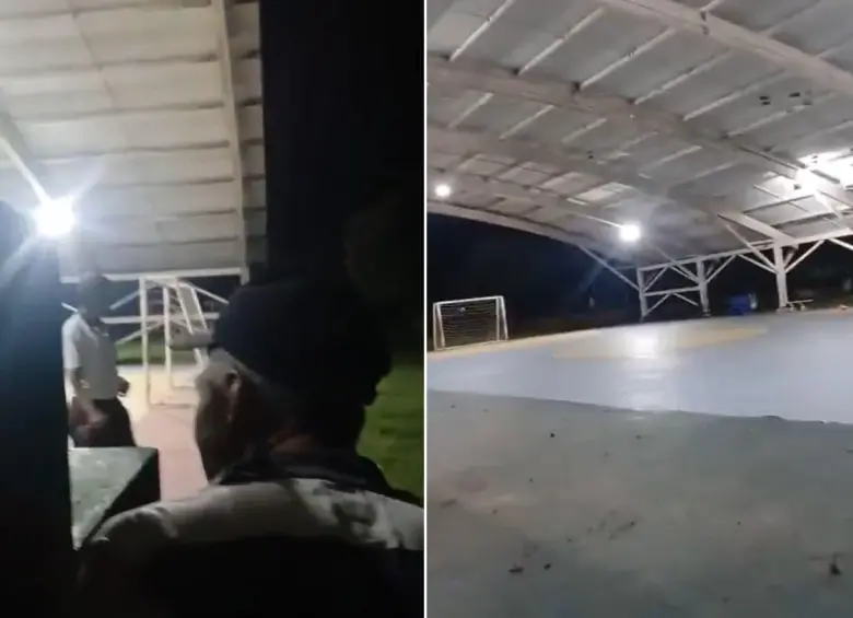 Soldados y civiles fueron blancos de un ataque armado en Puerto Jordán, Arauca. FOTO: Capturas de video 