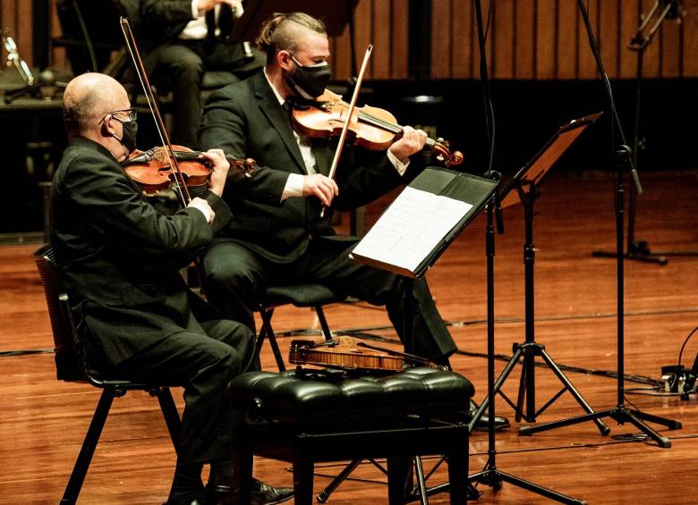 La orquesta se presentó en la noche del sábado con un aforo reducido de público. Foto: Jaime Pérez