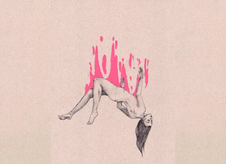 Título ilustración: Ectoplasma / Ana María Guarín / @anaguarin7 / Técnica: Análoga / 2014 