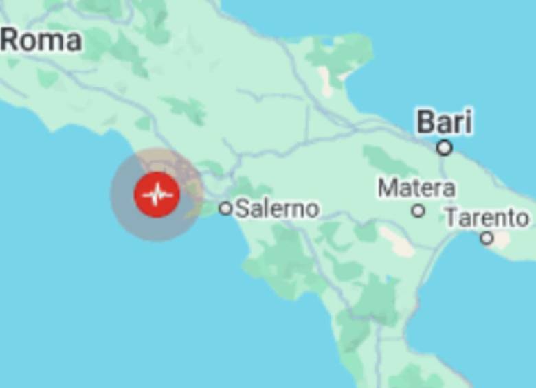 Fuerte sismo de magnitud 4,4 en Nápoles, Italia, despertó pánico en sus habitantes. Las autoridades revisan víctimas o heridos tras el evento telúrico. FOTO: Captura de pantalla 