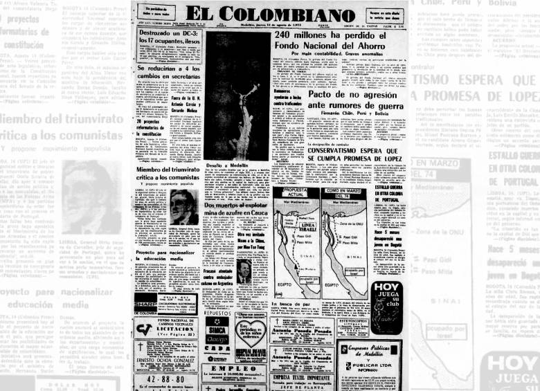 Un día como hoy 14 de agosto