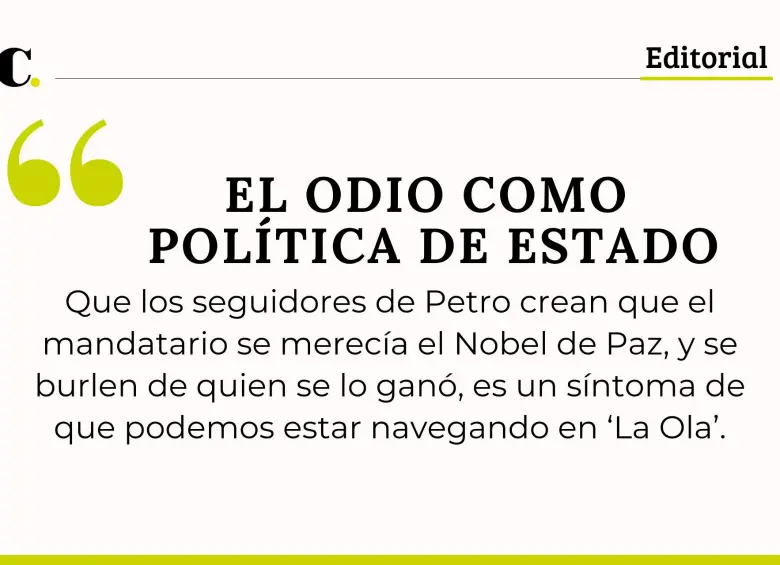 El odio como política de Estado