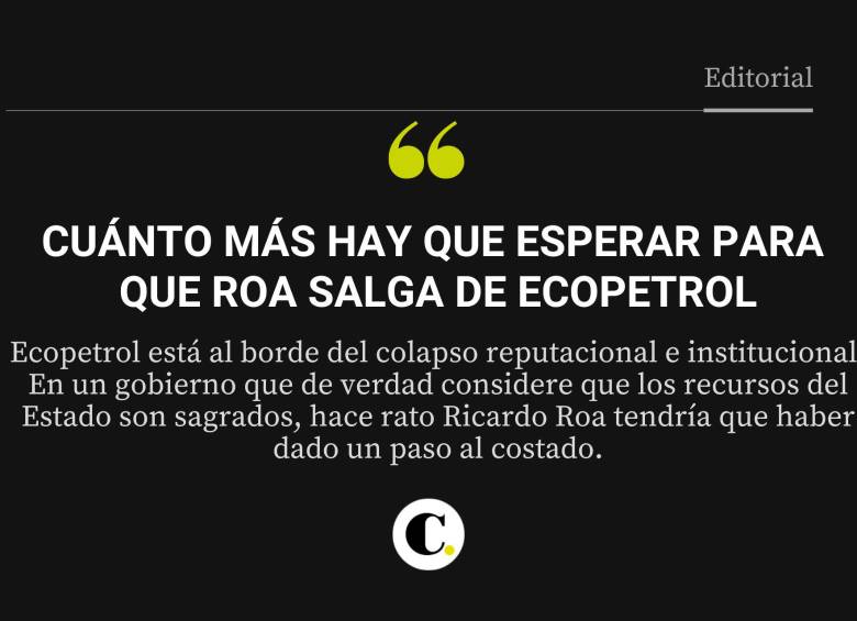 ¿Cuánto más hay que esperar para que Roa salga de Ecopetrol?