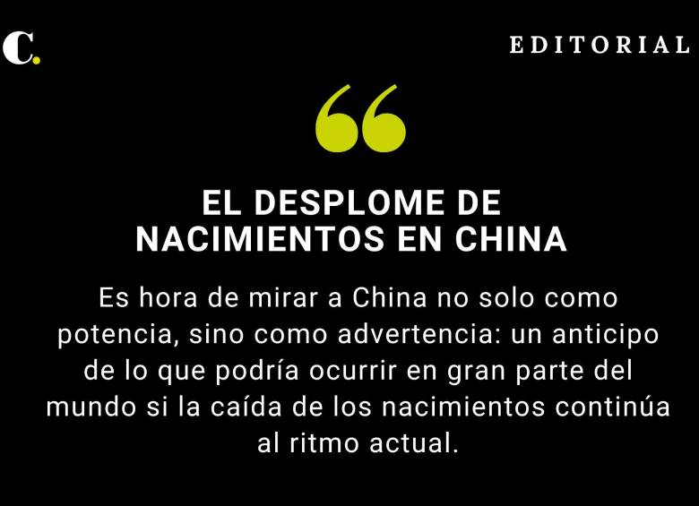 El desplome de nacimientos en China 