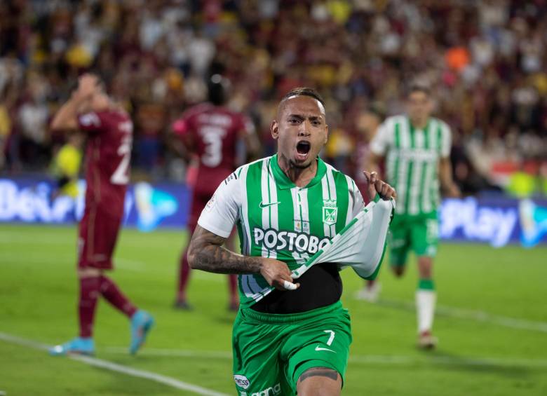 El gol de Jarlan ante el Tolima fue el cuarto personal durante la temporada. FOTO: JUAN ANTONIO SÁNCHEZ OCAMPO