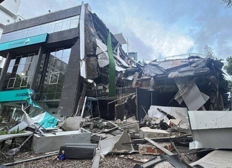 Algunos de los destrozos en Venezuela. FOTO: AFP
