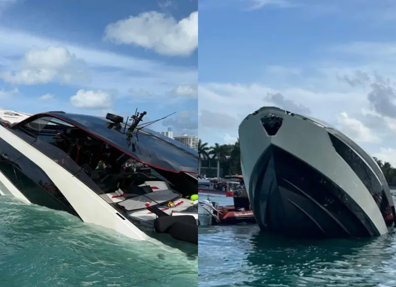 El incidente ocurrió en una de las zonas más transitadas por embarcaciones de Miami. Fotos: Guardia Costera