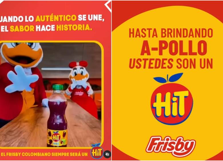 FOTO: REDES SOCIALES FRISBY Y HIT