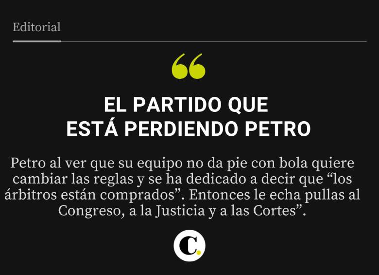 El partido que está perdiendo Petro