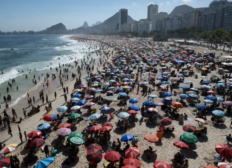 Playa de Río de Janeiro en Brasil. FOTO: AFP