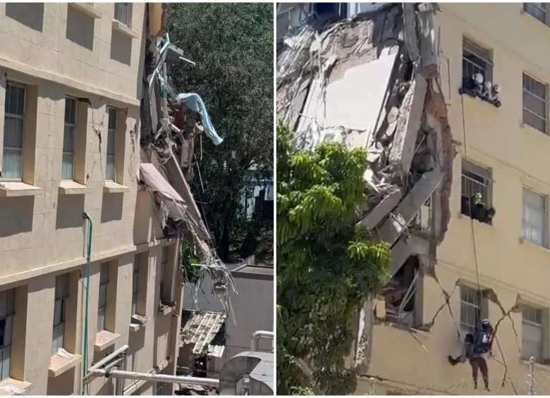 Los destrozos en el hospital. FOTO: Gobernación del Valle