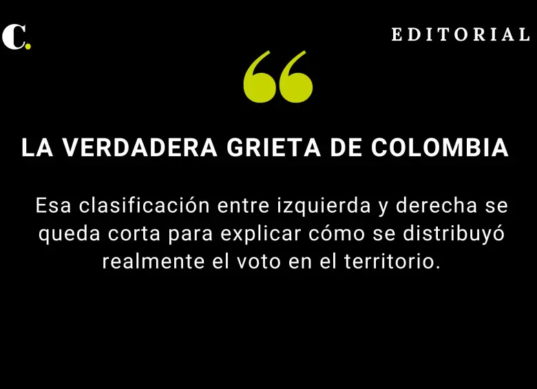 La verdadera grieta de Colombia 
