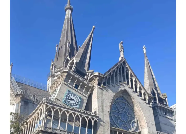 Catedral de Manizales tras el sismo. Foto: Redes sociales.