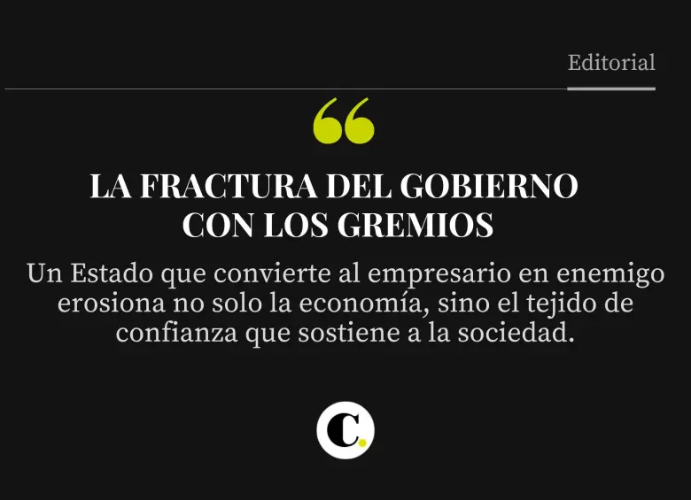La fractura del Gobierno con los gremios