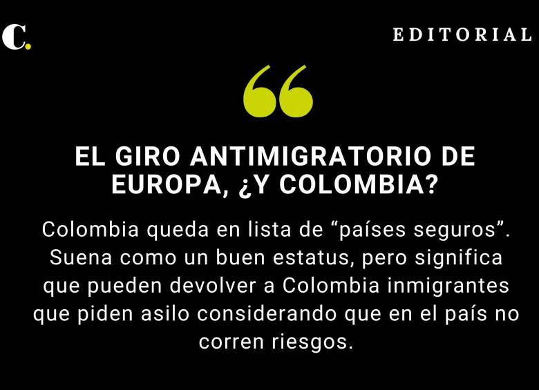 El giro antimigratorio de Europa, ¿y Colombia?