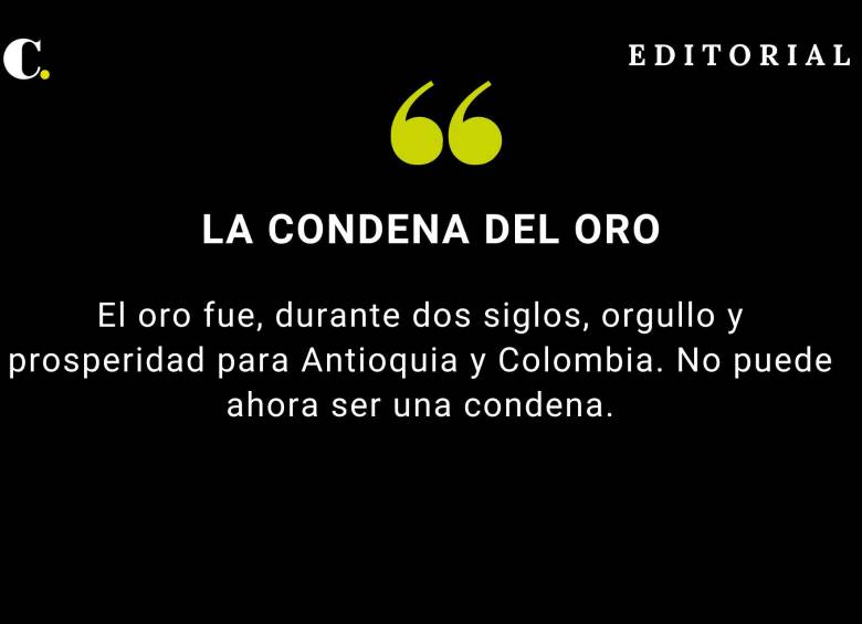 La condena del oro