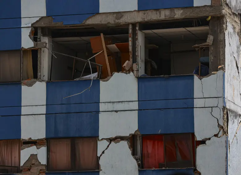 El presidente Abelardo de la Espriella dio una cifra inicial de pérdidas por el terremoto, sin embargo, experto aclara que esta puede aumentar. Foto: Manuel Saldarriaga Quintero.