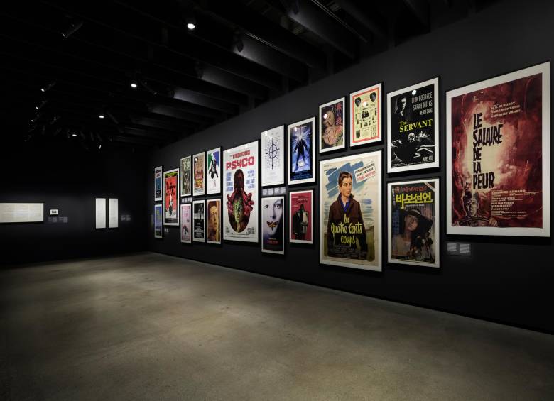 Un pabellón muy “instagrameable” con los afiches originales de grandes películas. FOTO Cortesía Museo.
