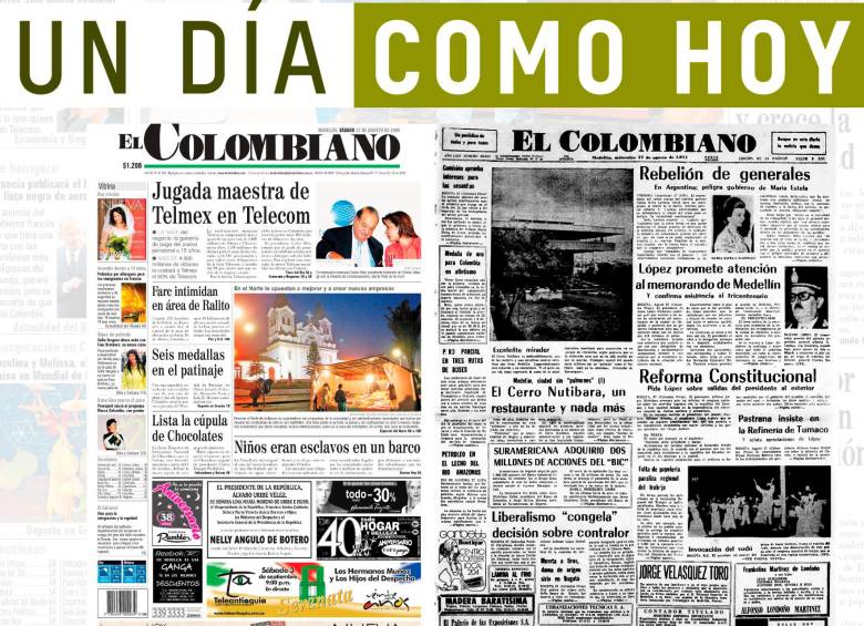 Un día como hoy 27 de agosto