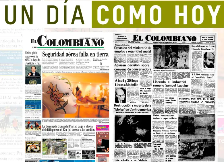 Un día como hoy 18 de septiembre