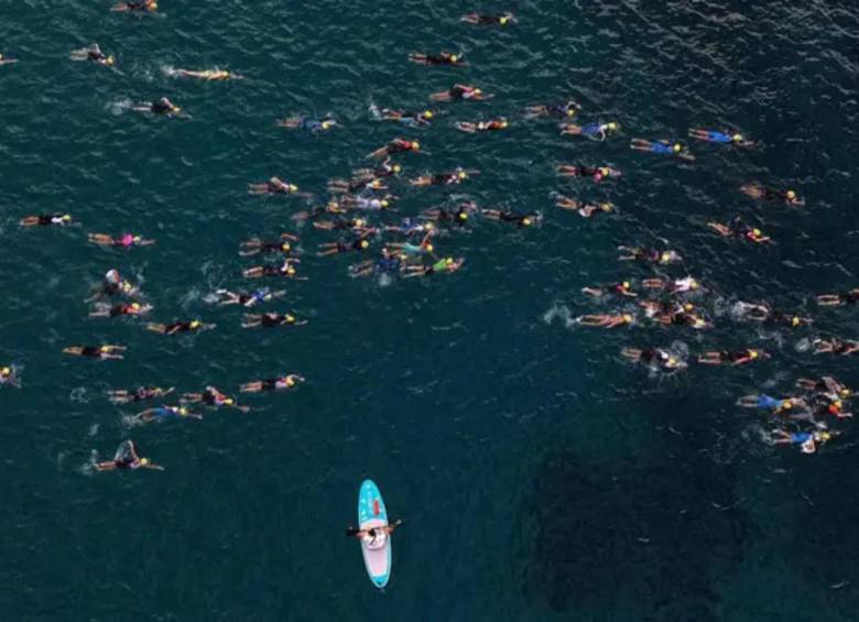 La natación fue lo último que Grabow aprendió en su largo camino para realizar IronMan, durante las diferentes carreras de su vida. FOTO: Getty