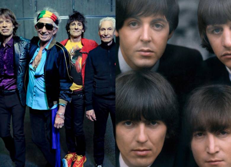 The Rolling Stones y The Beatles, dos icónicas bandas nominadas a los Grammy 2025. FOTOS: Colprensa