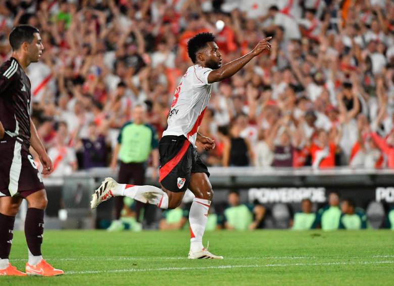 Miguel Ángel Borja se consolida en River Plate. FOTO X-RIVER