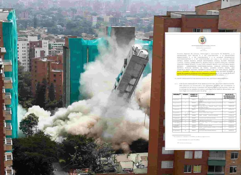 El edificio mal construido fue demolido en junio del 2018. Foto: Manuel Saldarriaga Quintero