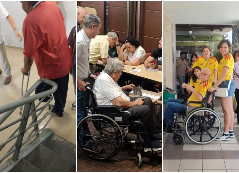 Los ciudadanos que fueron a votar a San Diego. FOTO: Cortesía de redes sociales