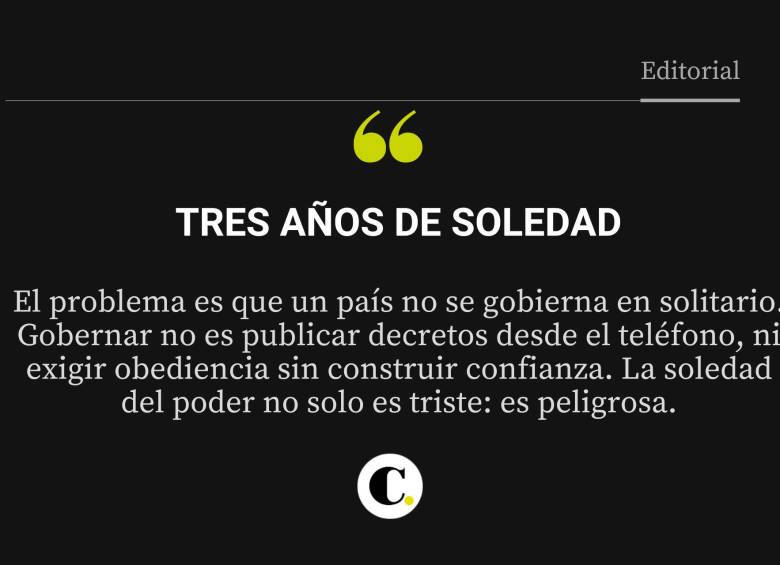Tres años de soledad