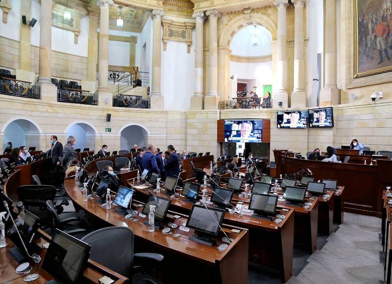 Imagen de referencia sobre el Congreso de la República, donde se debate el proyecto de Ley. FOTO: COLPRENSA.
