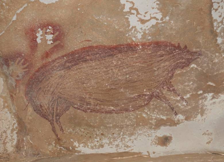 Las pinturas rupestres de Célebes están entre las evidencias más antiguas de la presencia de los humanos modernos. FOTOS EFE
